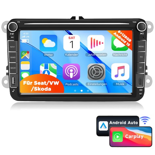 Autoradio 128g android 15 - 6+128g, 8"