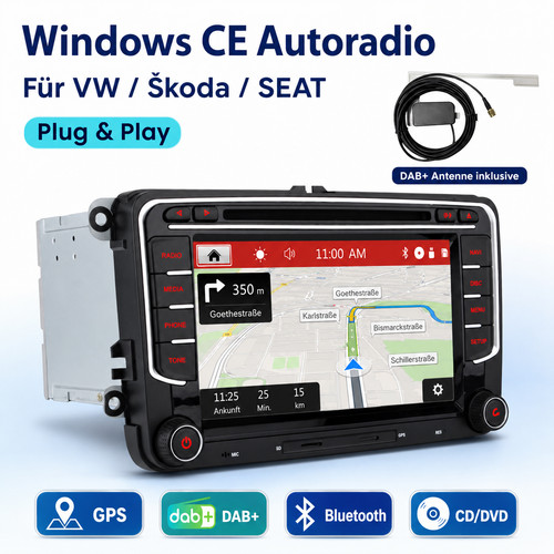 Autoradio cd dvd gps - 7",