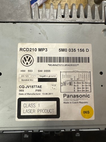 Autoradio stereo polo golf - vw,