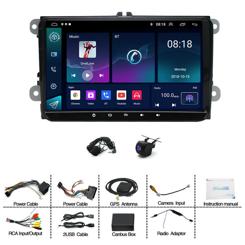 Android autoradio gps - 9", 14