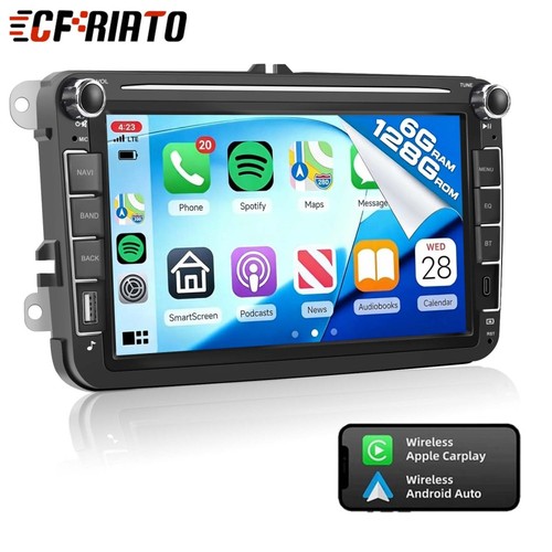 Autoradio 128g android 15 - autoradio, 8"